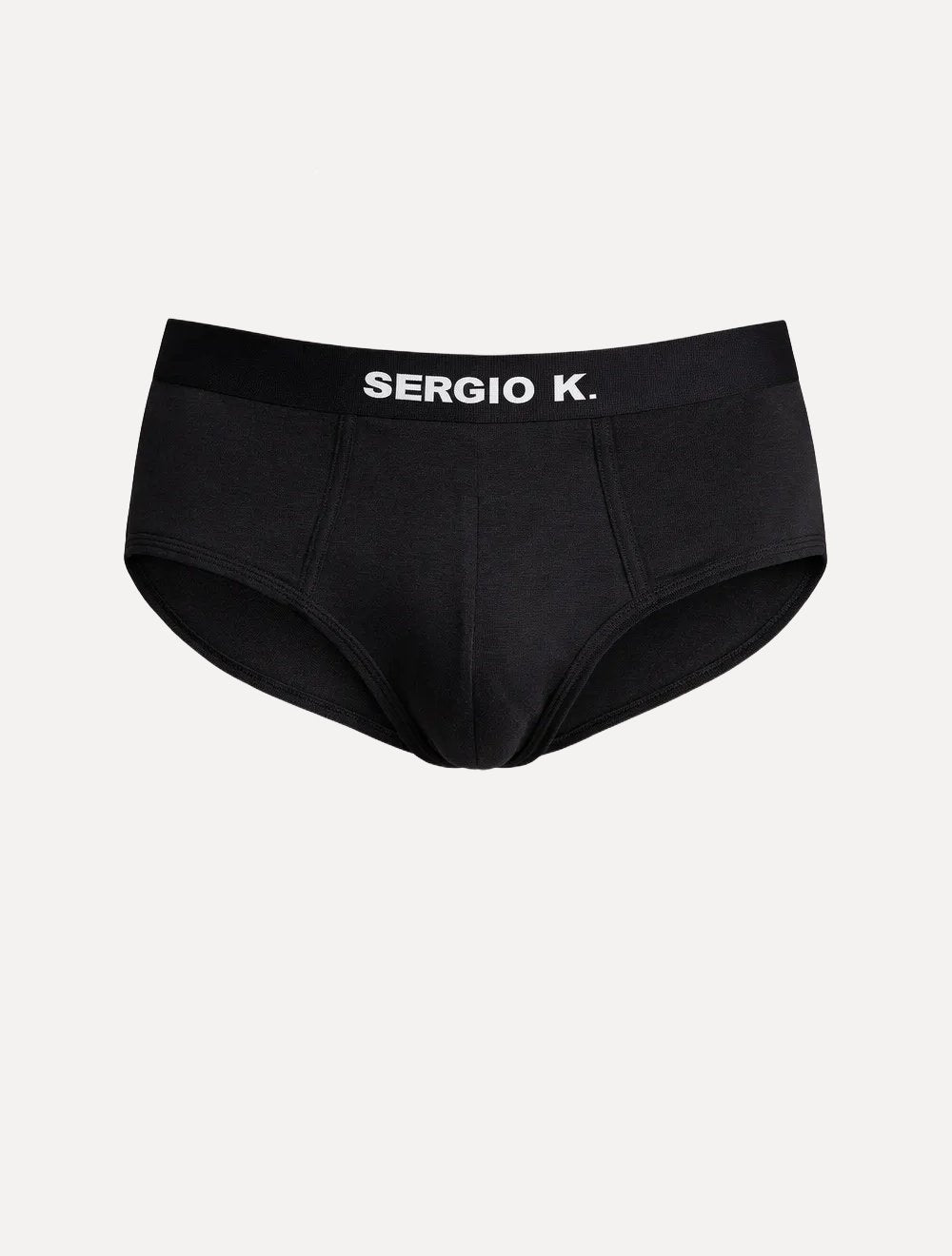 Cueca Sergio K Slip Preta Pack 2UN