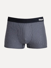 Cueca Mash Boxer Microfibra Risca de Giz Azul Marinho