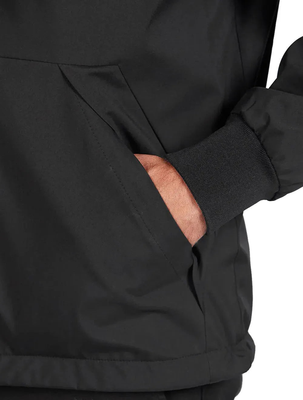 Jaqueta Aramis Masculina Nylon Dupla Face Hoodie Liquid Repeller Preta