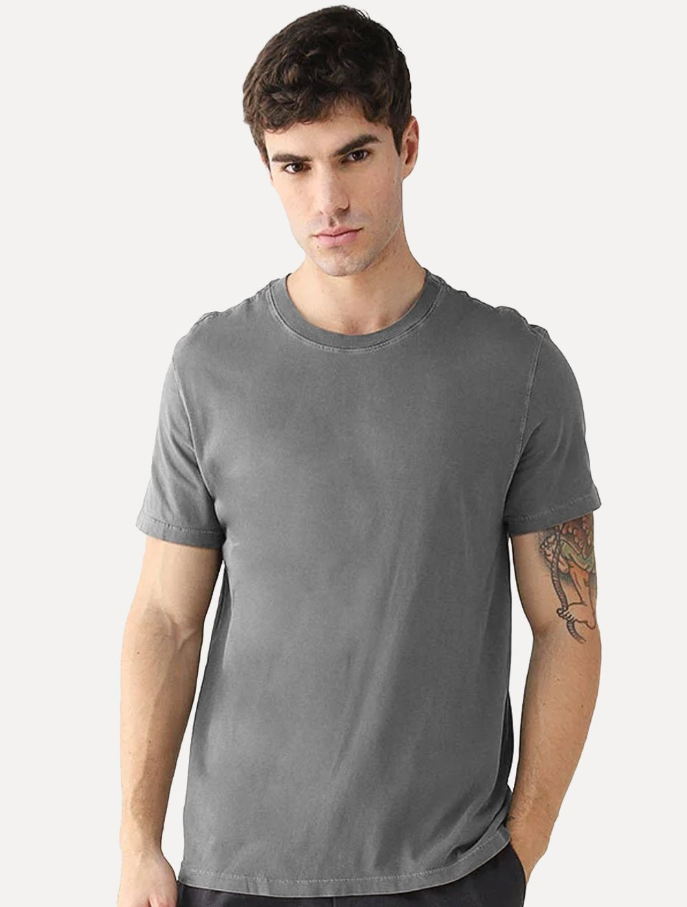 Camiseta Aramis Masculina Regular Military Grafite