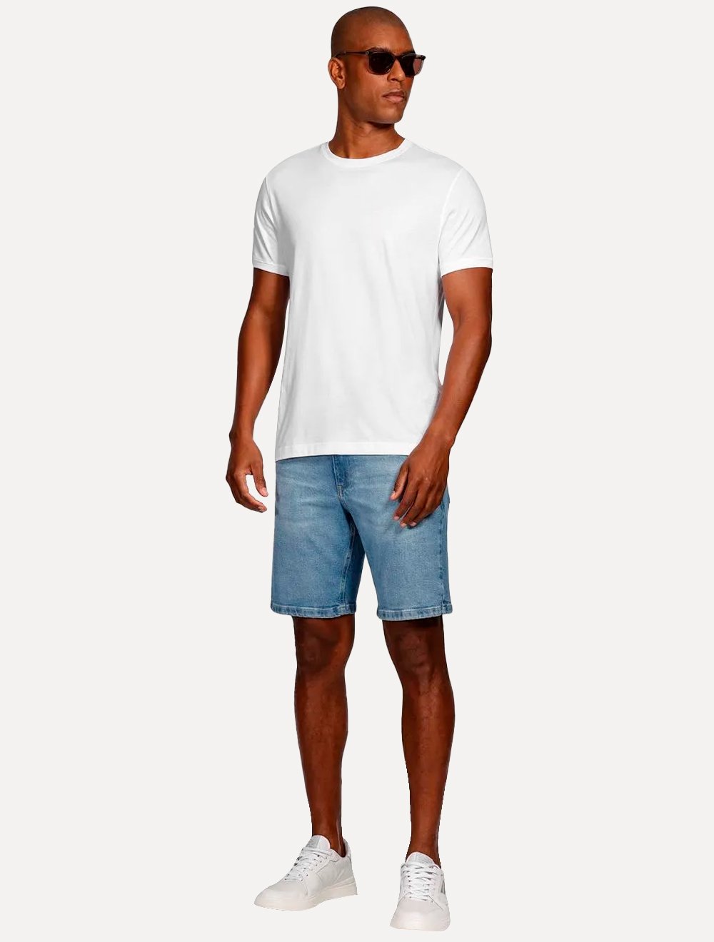 Camiseta Aramis Masculina Basic 3D Rubber Logo Branca