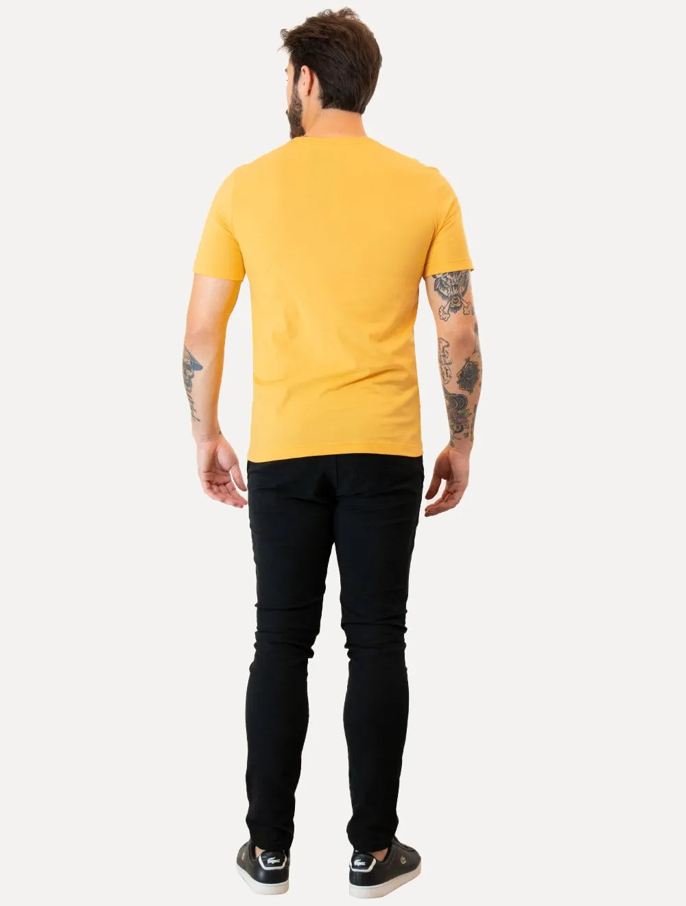 Camiseta Individual Masculina Slim Patrimonio Nacional Amarela
