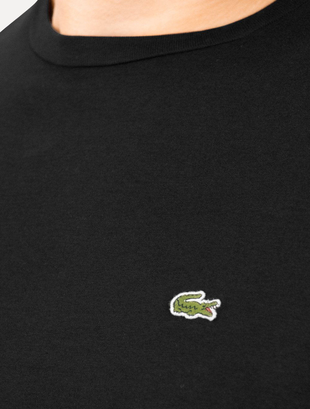 Camiseta Lacoste | Masculina Jersey Pima Preta