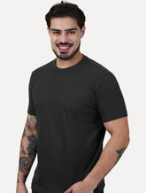Camiseta King & Joe Masculina Slim Textura Tricot Chumbo