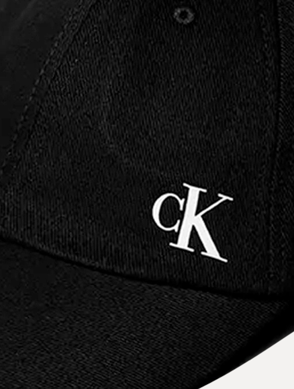 Boné Calvin Klein Jeans 6 Gomos CK Preto