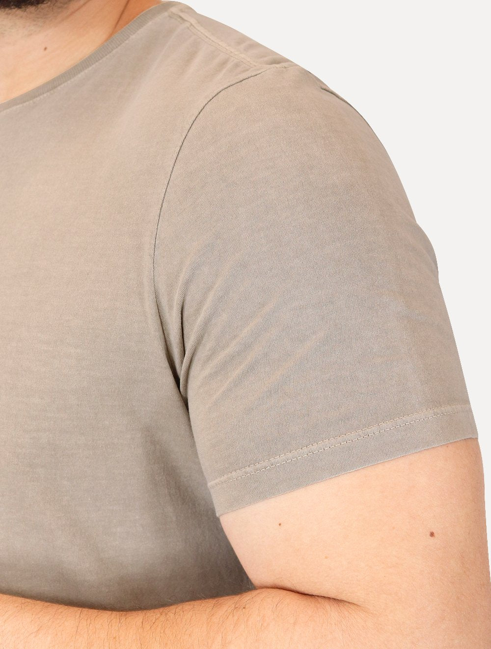 Camiseta Von der Volke Masculina Origineel Eternity Stone Cáqui Claro