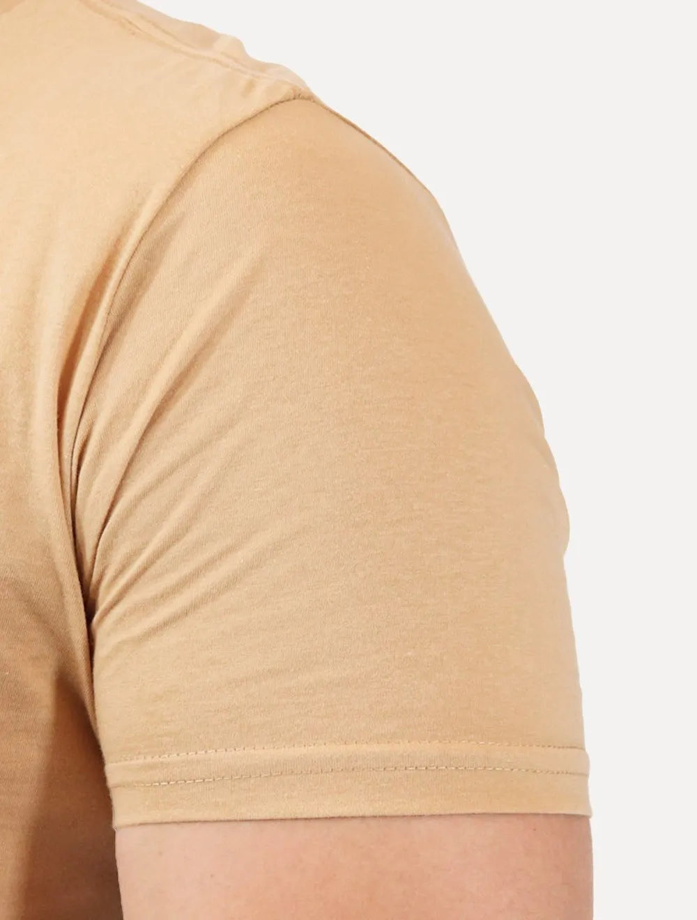 Camiseta King & Joe Masculina Pima Touch New Arrivals Logo Peito Laranja Claro