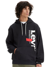 Moletom Levis Masculino Relaxed Graphic Hoodie Preto