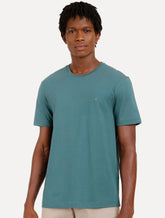 Camiseta Aramis Masculina Basic Lisa Verde Esmeralda