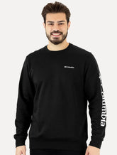 Moletom Columbia Masculino Crewneck Beaumount Fleece Preto