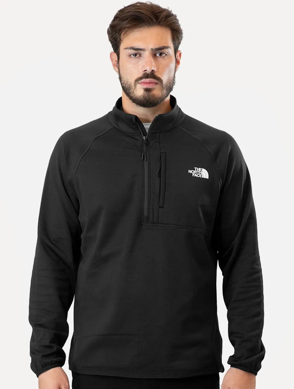 Blusa The North Face Masculina Fleece Canyonlands Half Zip Preta