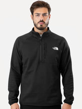 Blusa The North Face Masculina Fleece Canyonlands Half Zip Preta