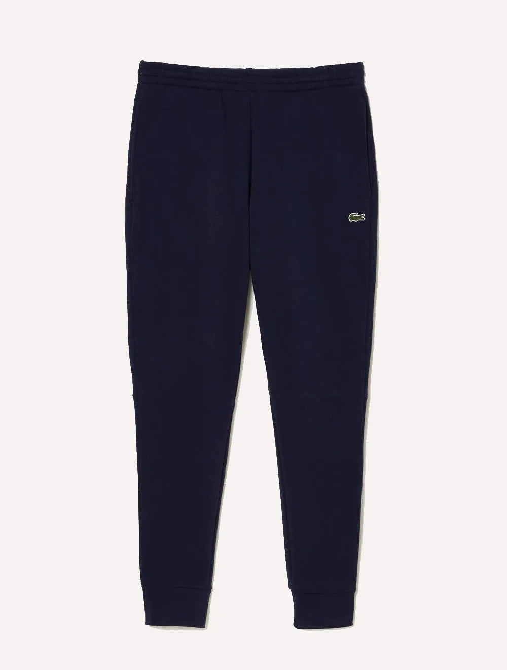 Calça Lacoste Masculina Slim Moletom Jogger Croco Azul Marinho