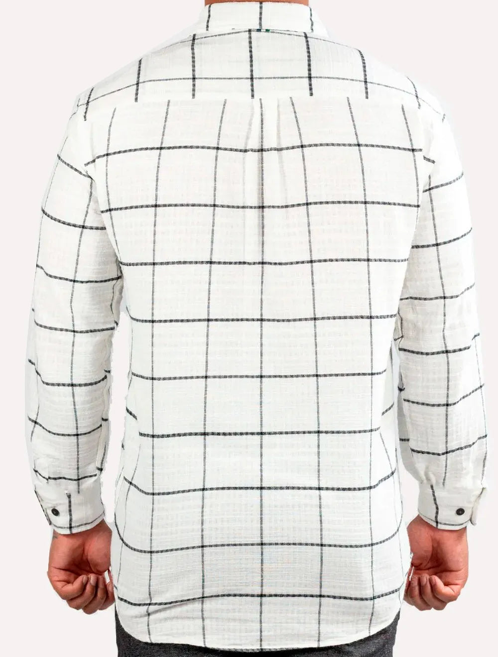 Camisa Reserva Masculina Xadrez Speedy Check Off-White
