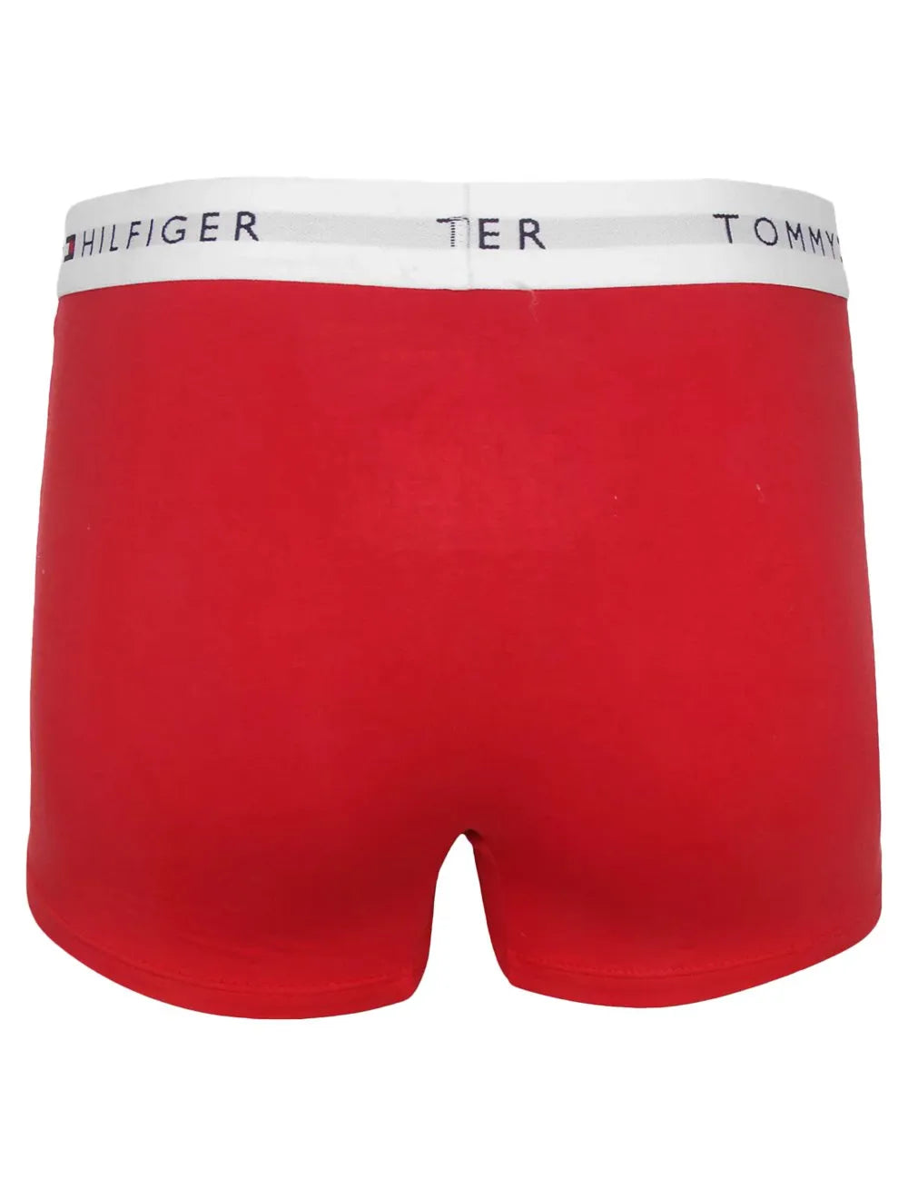 Cueca Tommy Hilfiger Cotton Stretch Boxer Trunk Vermelha/Marinho Pack 2UN