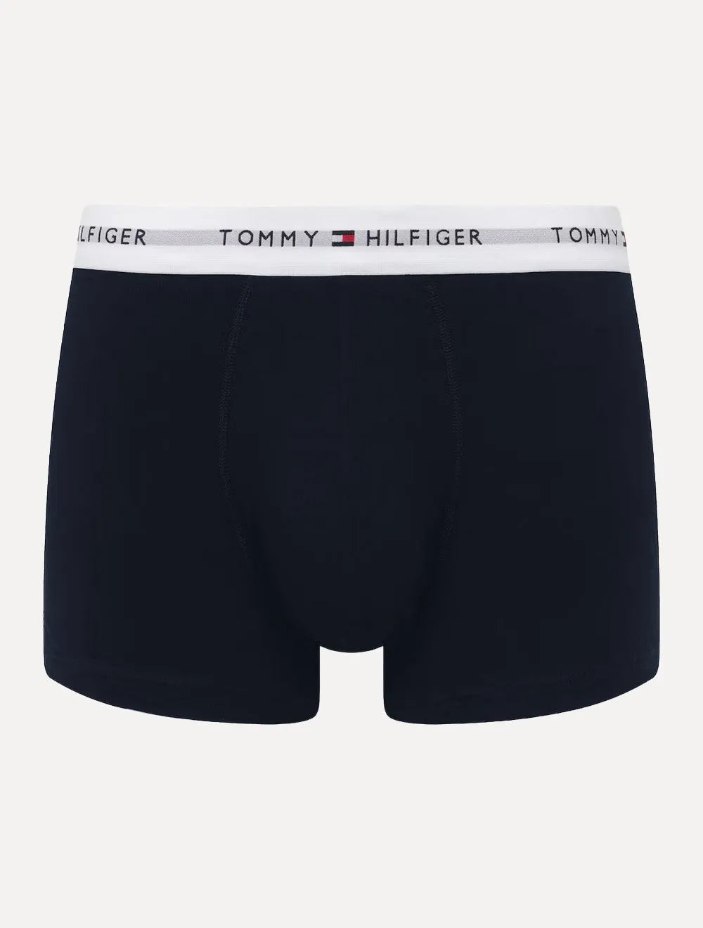 Cueca Tommy Hilfiger Cotton Stretch Trunk Cinza Mescla Azul Marinho Pack