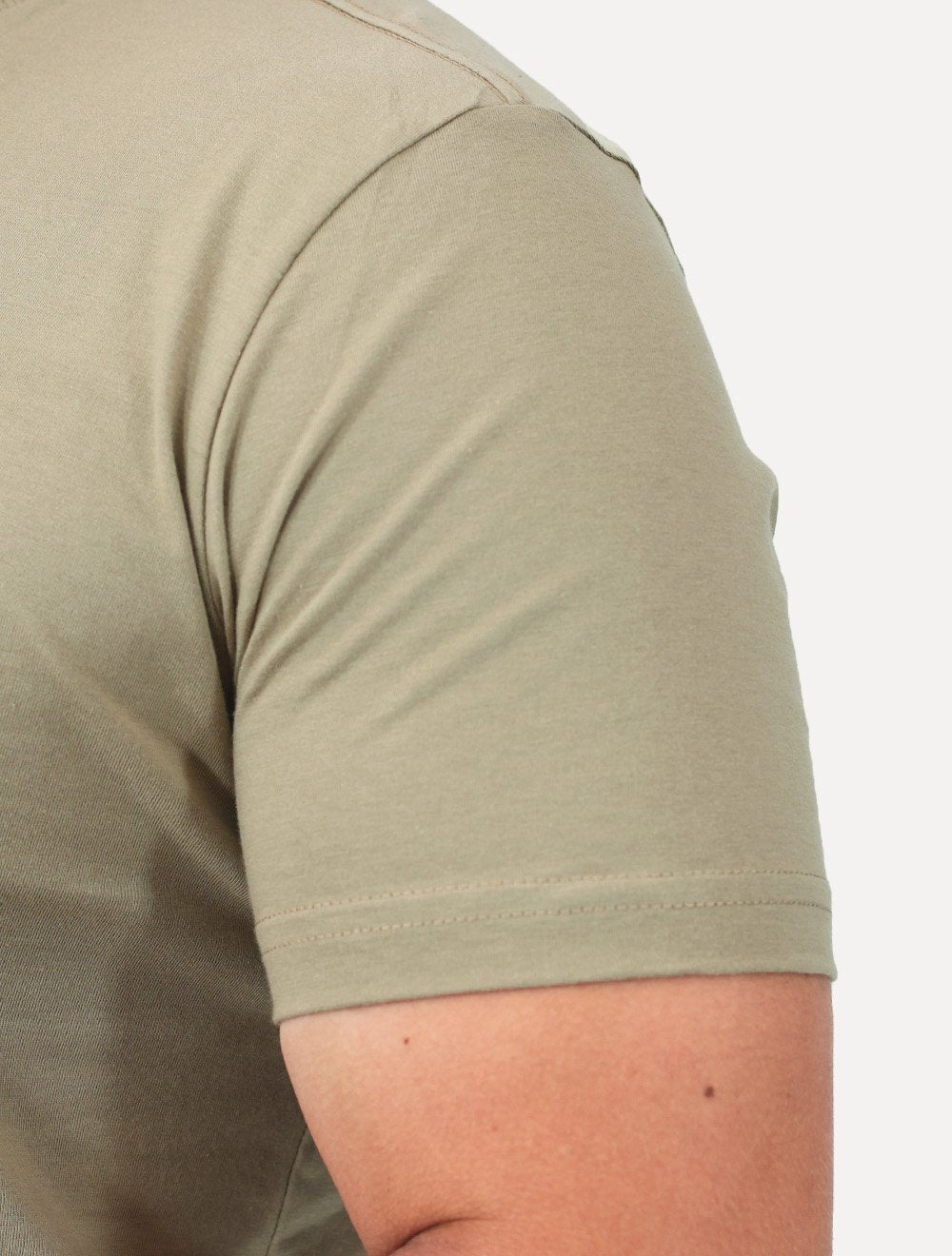 Camiseta King & Joe Masculina Circle Cracked Cáqui