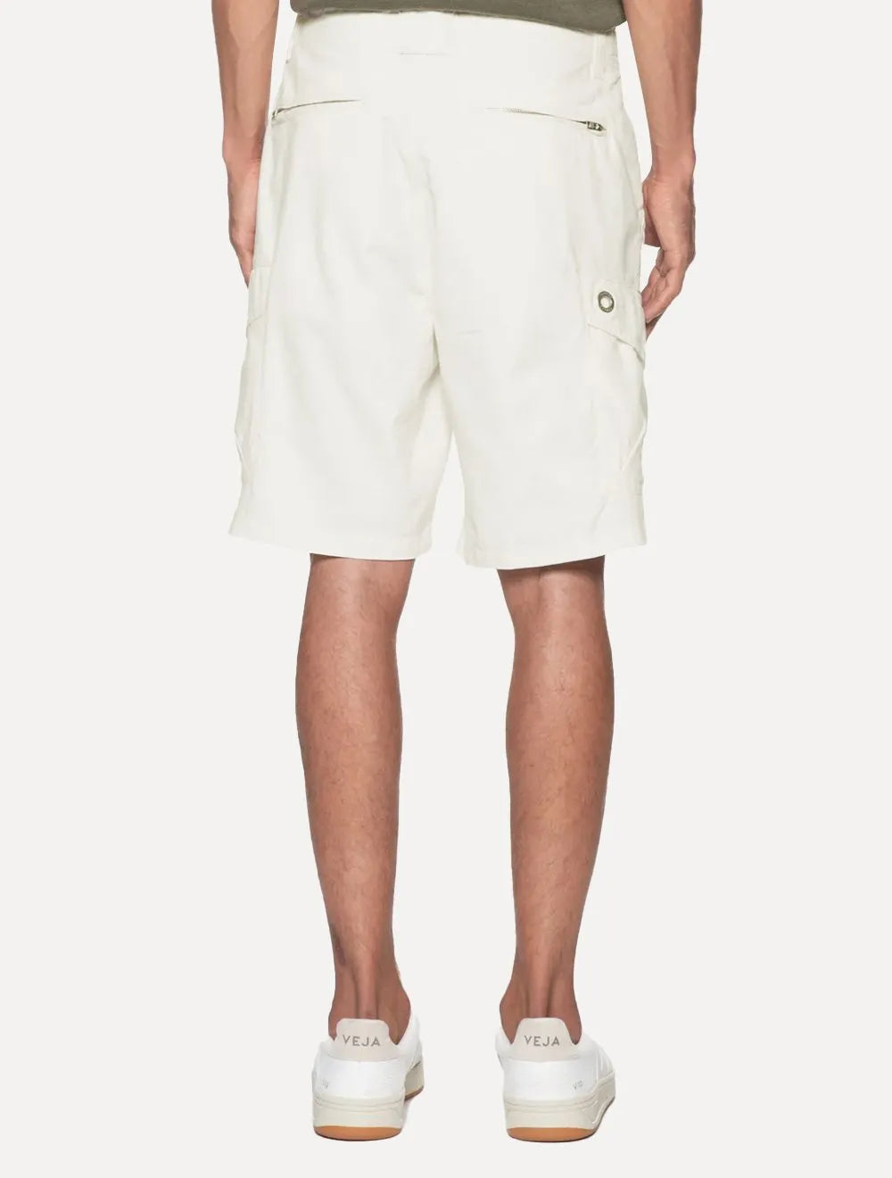 Bermuda Osklen Masculina Cargo Casual Nova Crystal Off-White