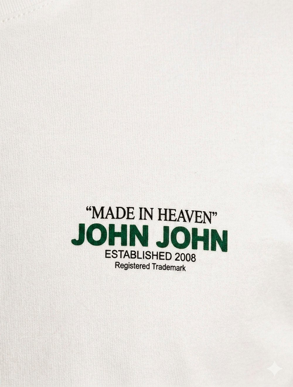 Camiseta John John Masculina Slim Fit Statement Off White