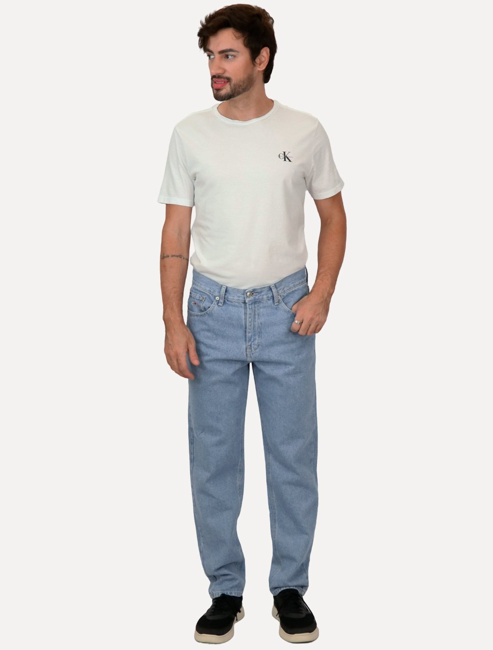 Calça Tommy Jeans Masculina Relaxed Isaac Tapered Clara