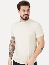 Camiseta Calvin Klein Jeans Masculina Botonê Off White