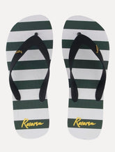 Chinelo Reserva Masculino Summer Stripes Branco/Preto