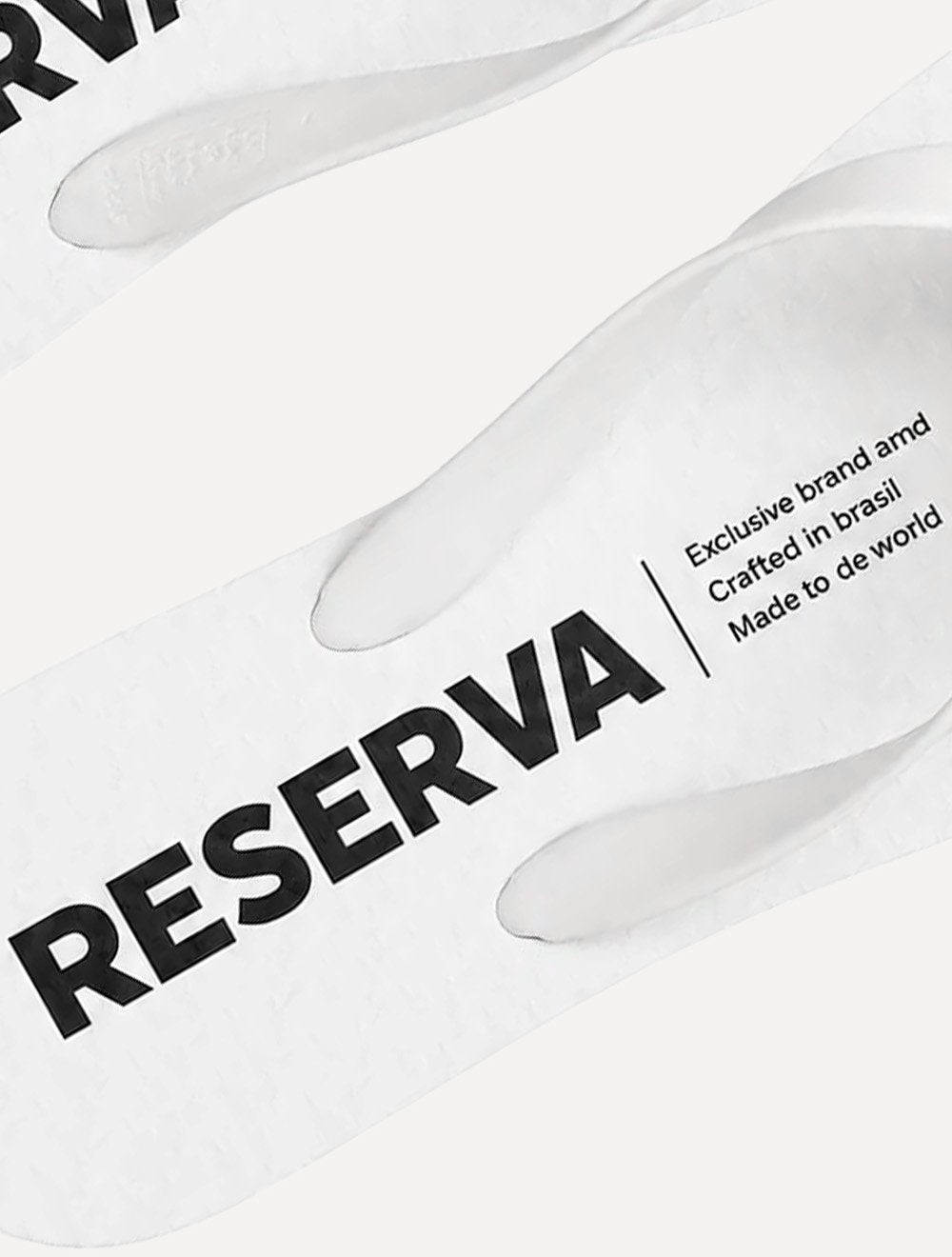 Chinelo Reserva Masculino RSV Made To The World Branco