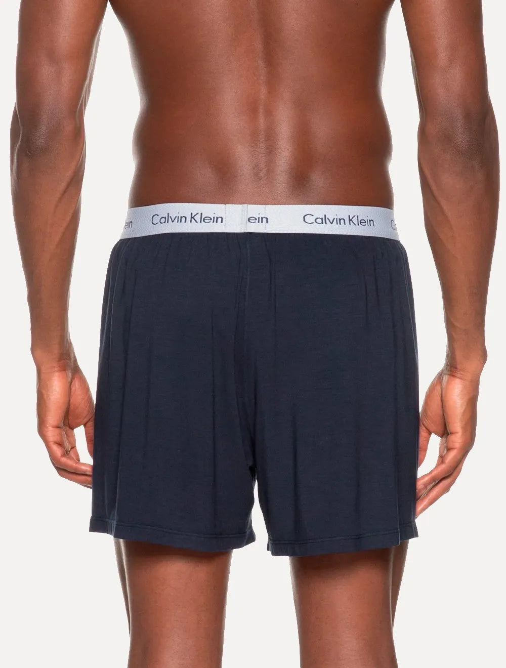 Cueca Calvin Klein Samba Canção Modal Logo Mescla/Marinho1UN
