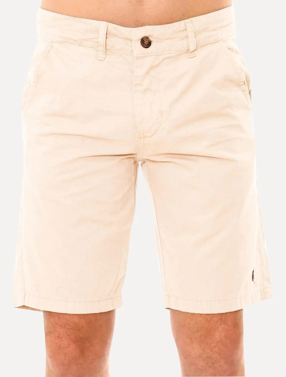 Bermuda Ralph Lauren Masculina Sarja Stretch Areia