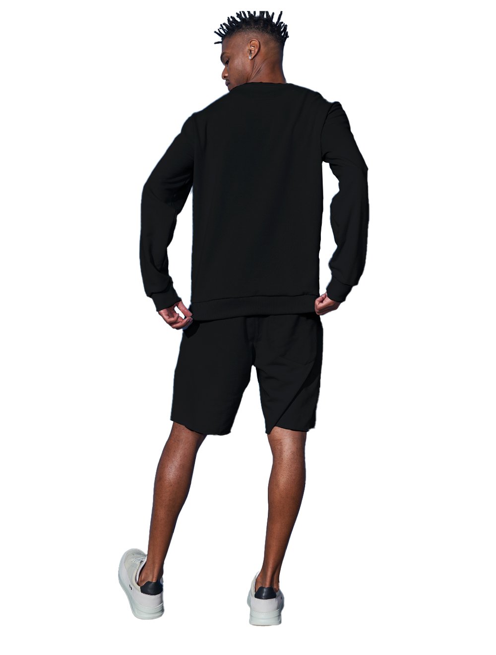 Moletom Colcci Masculino Crewneck Simple Logo Preta