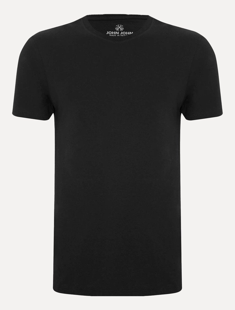 Camiseta John John Masculina Slim Fit Simple Preto