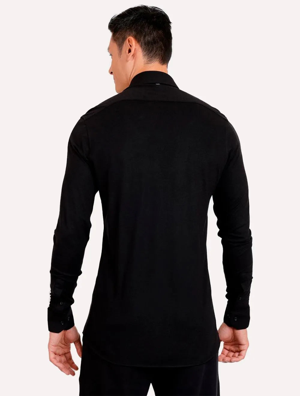 Camisa Aramis Masculina Slim Malha Liquid Repeller Preta