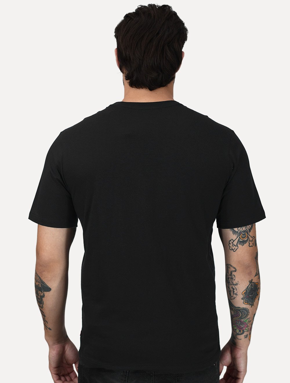 Camiseta Tommy Hilfiger Masculina Brand Love Big New Logo Preta