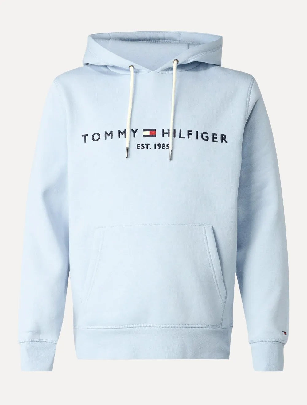 Moletom Tommy Hilfiger Masculino Hoodie Logo Core Azul Claro