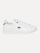 Tênis Lacoste Masculino Couro Carnaby Pro Leather Wht/Navy Branco