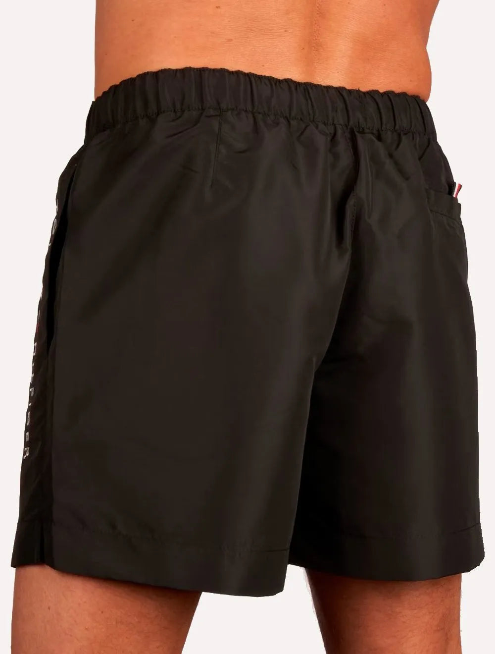 Short Tommy Hilfiger Masculino Long Drawstring Core Logo Preta