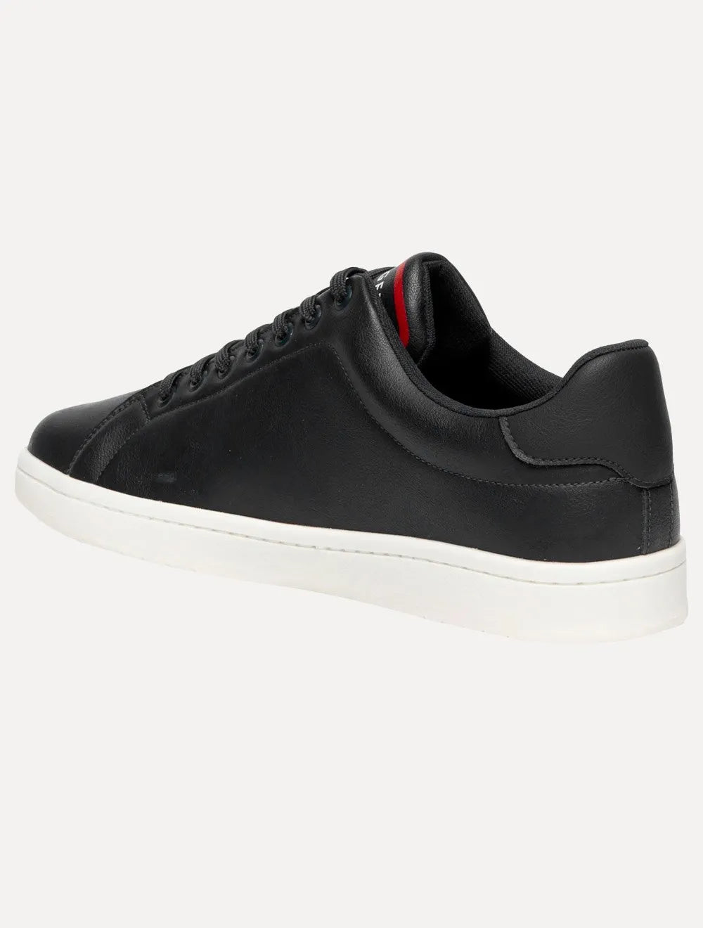 Tênis Tommy Hilfiger Masculino Flag Low Cut-Lace Up Preto