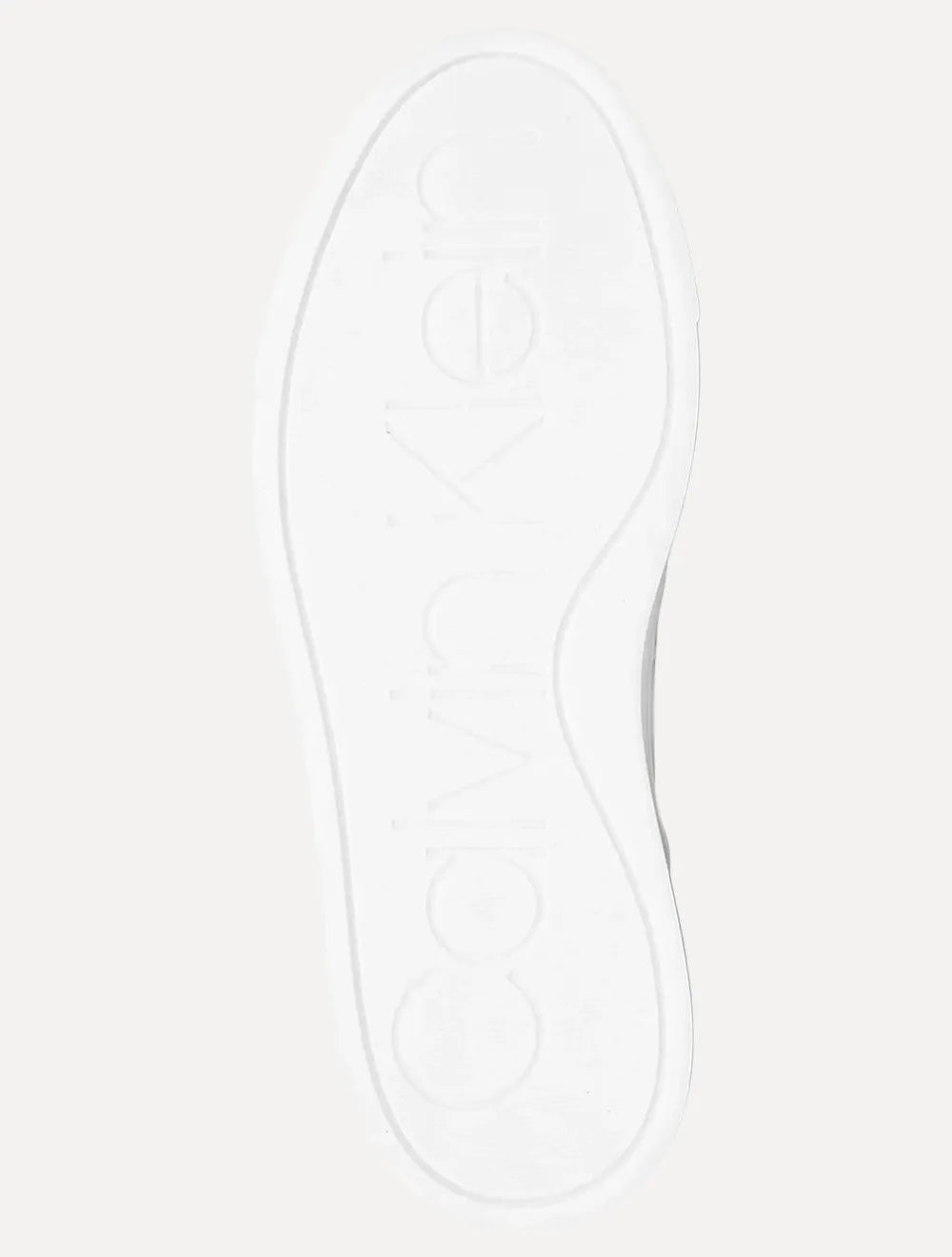 Tênis Calvin Klein Masculino Couro Casual Confort Black Logo Branco