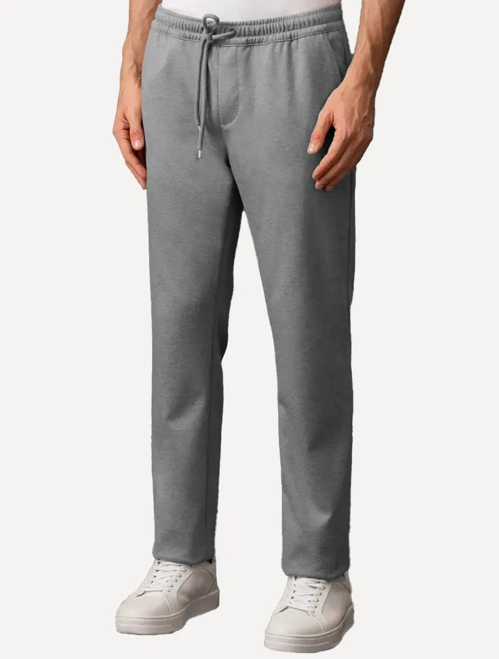 Calça Calvin Klein Masculino Moletom Jogger Cinza