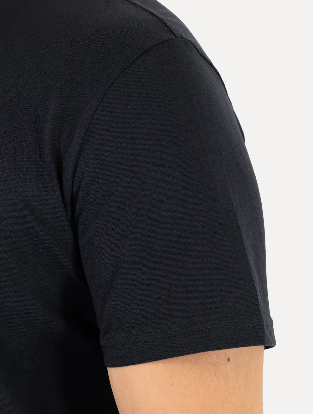 Camiseta Calvin Klein Jeans Masculina CKJ Bordado Peito Azul Marinho