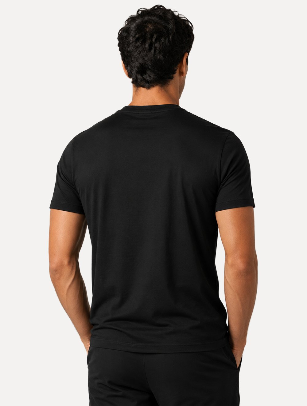 Camiseta Guess Masculina Mini Logo Print Preta