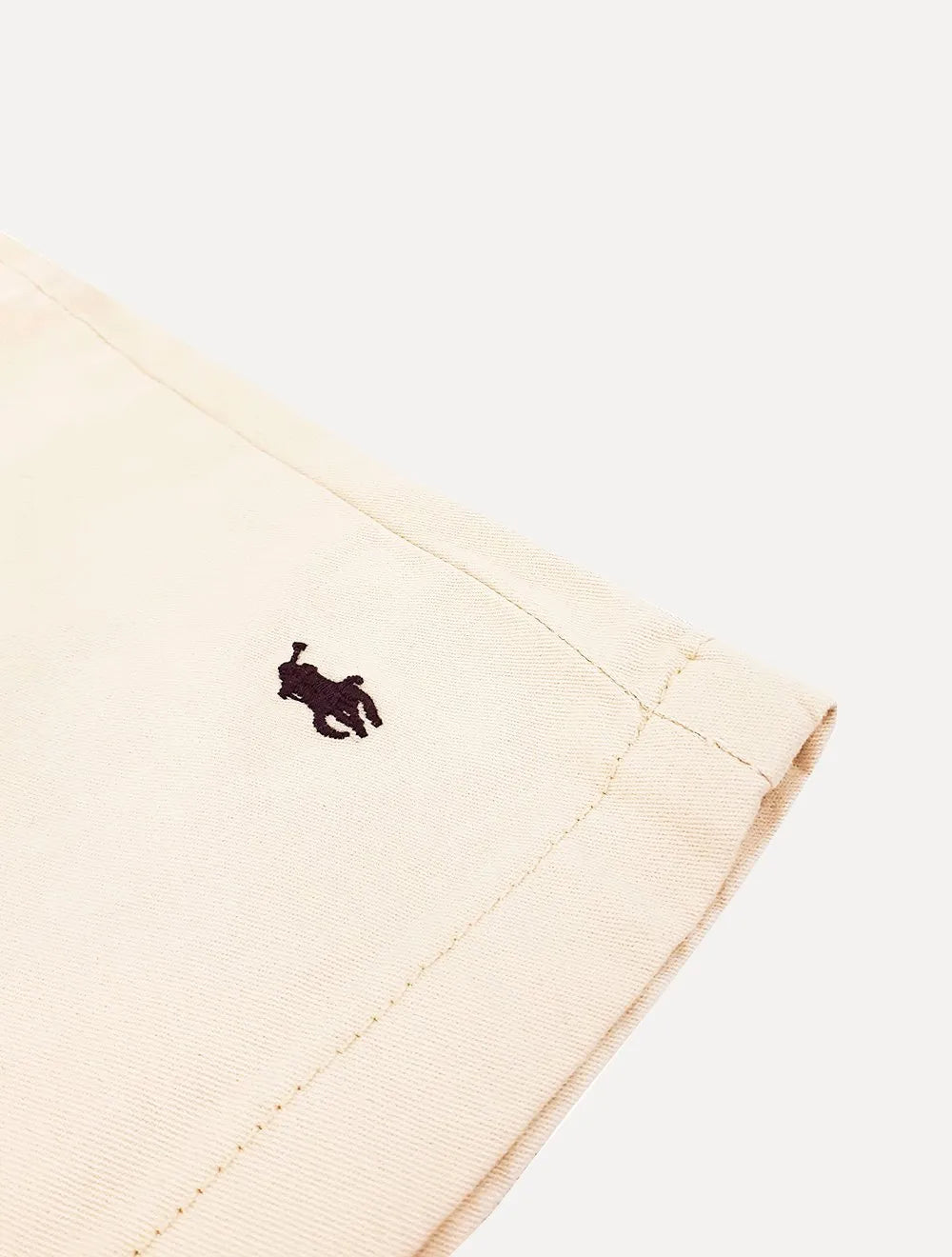 Bermuda Ralph Lauren Masculina Sarja Stretch Areia