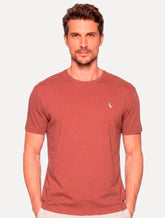 Camiseta Reserva Masculina Basic White Woodpecker Stoned Vermelha