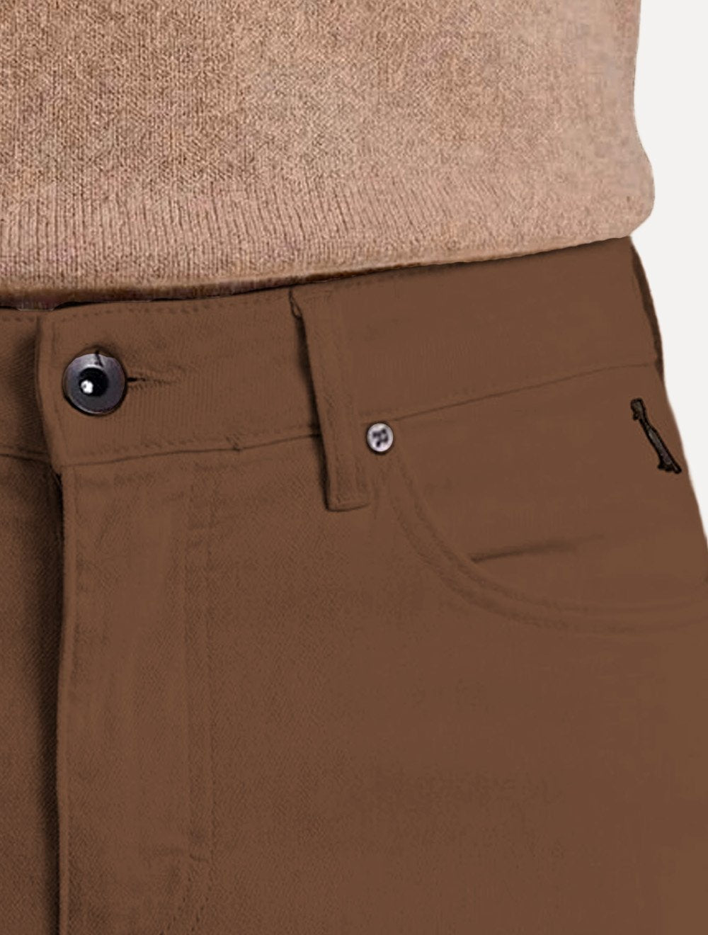 Calça Reserva Jeans Masculina Slim Color Marrom Escuro
