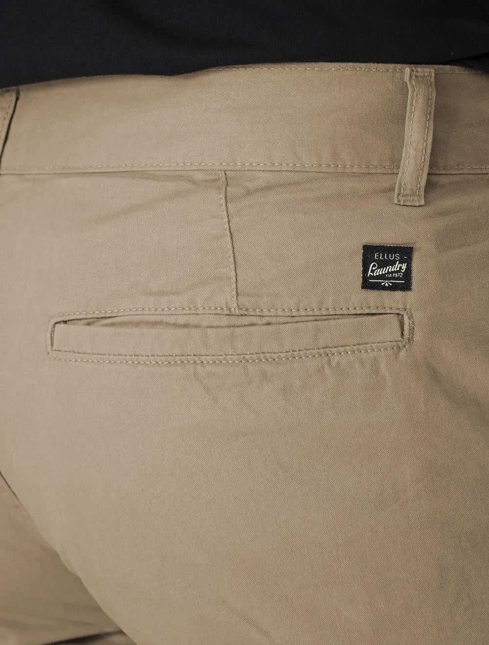 Bermuda Ellus Masculina Classic Color Twill Zetex Cáqui