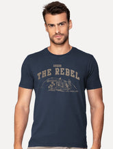 Camiseta Guess Masculina Los Angeles The Rebel Azul Marinho
