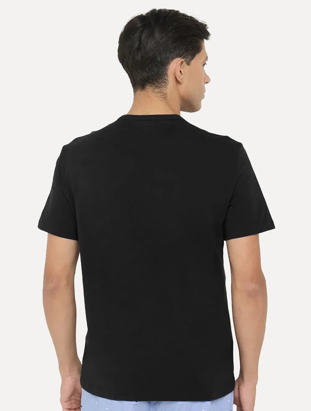 Kit Camisetas Empório Armani Masculina C-Neck Preta e Branca
