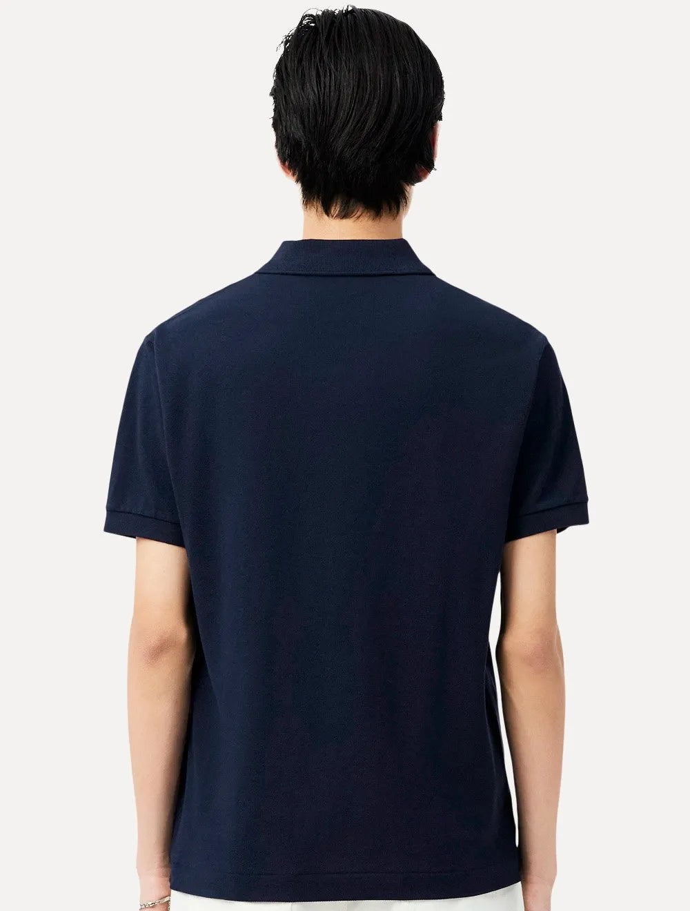Polo Lacoste Masculina Classic Fit Azul Marinho