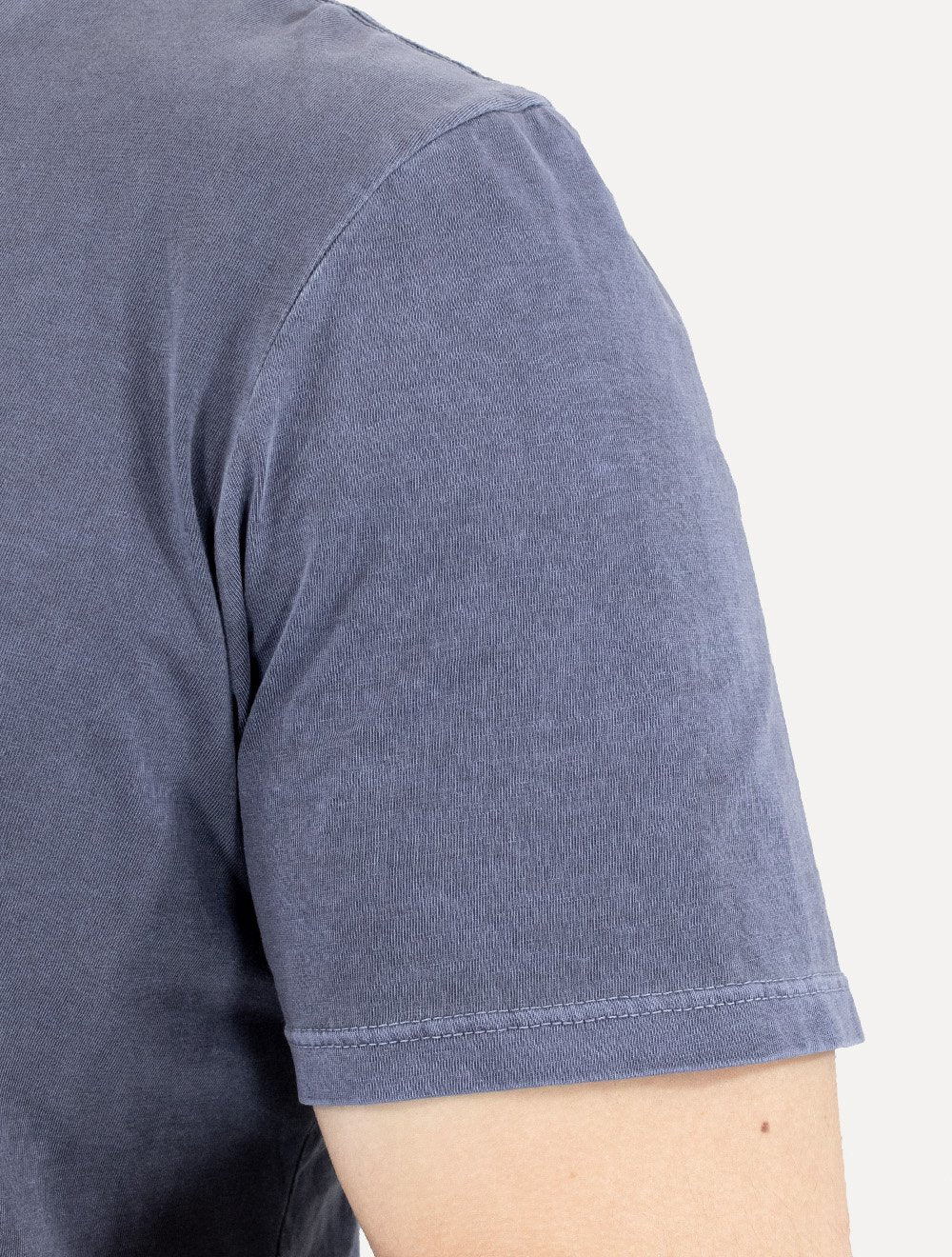 Camiseta Ellus Masculina Cotton Fine Grunge Gothic Classic Azul Médio