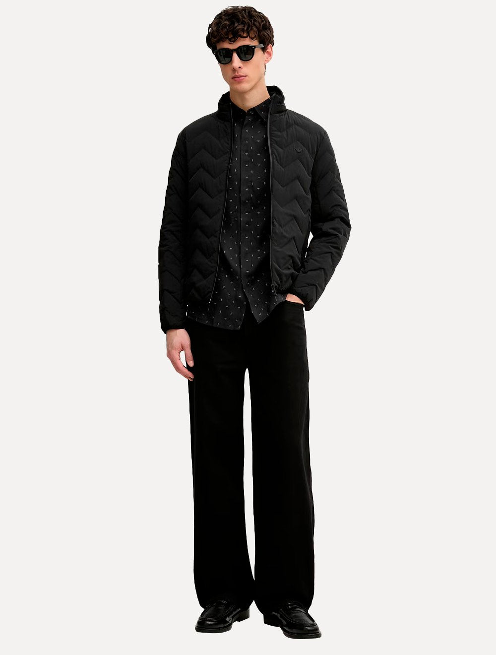 Jaqueta Emporio Armani Masculina Lightweight Preta